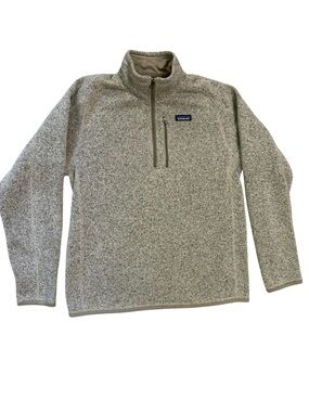 Patagonia Better Sweater 1/4 Zip Pullover Fleece Jacket - stonewash Size Medium